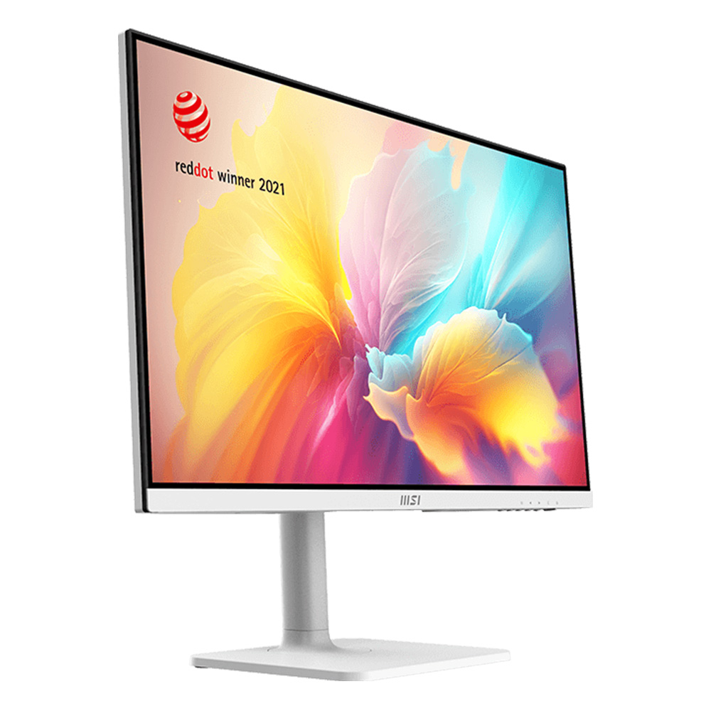 مانیتور 27 اینچ ام اس آی مدل MD2712PW، رزولوشن FullHD، پنل IPS، نرخ بروزرسانی 100 هرتز، با نسبت تصویر 16:9، دارای اسپیکر داخلی، دارای پورت HDMI و USB-C و خروجی هدفون