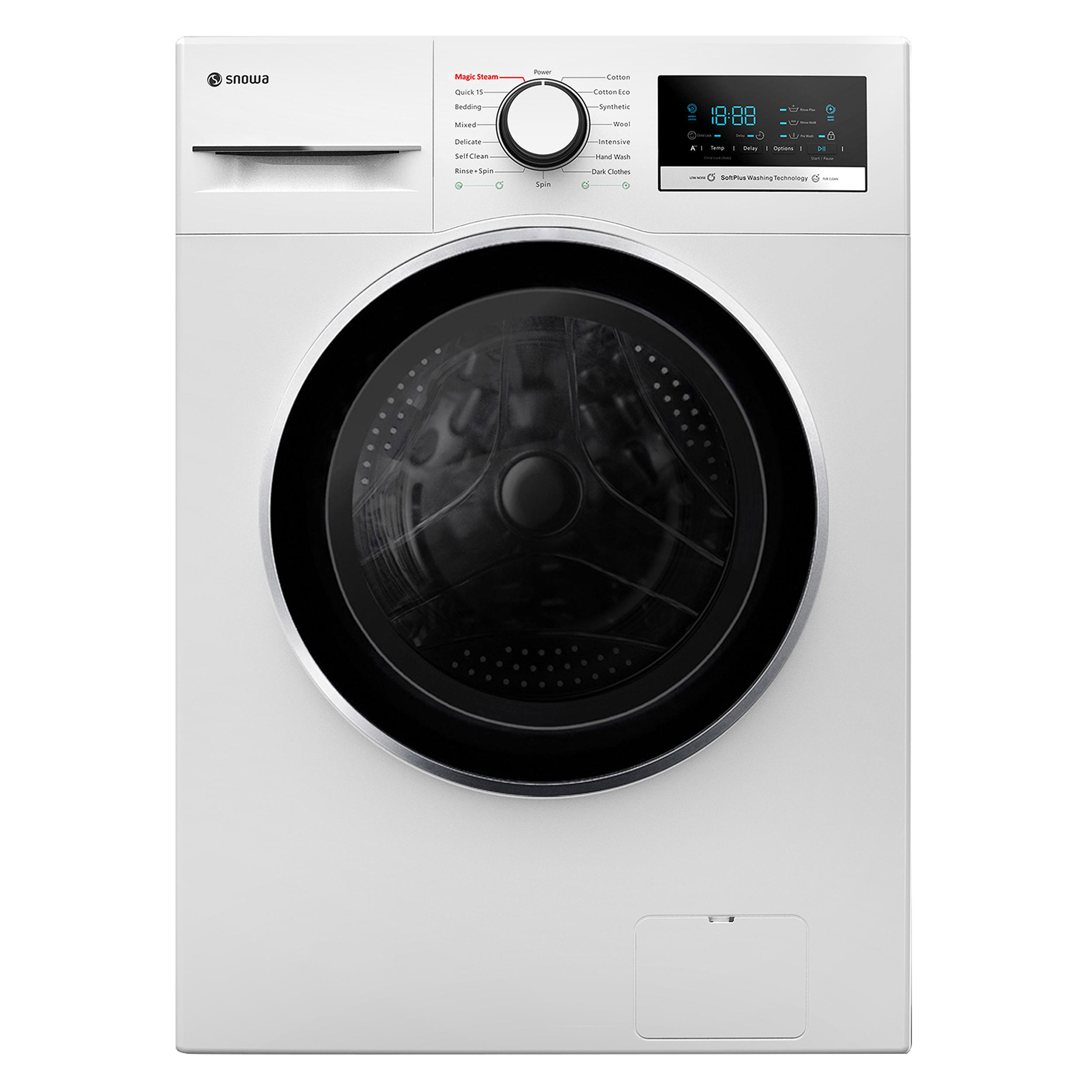 ماشین لباسشویی اسنوا مدل SWM-84W30 ظرفیت 8 کیلوگرم