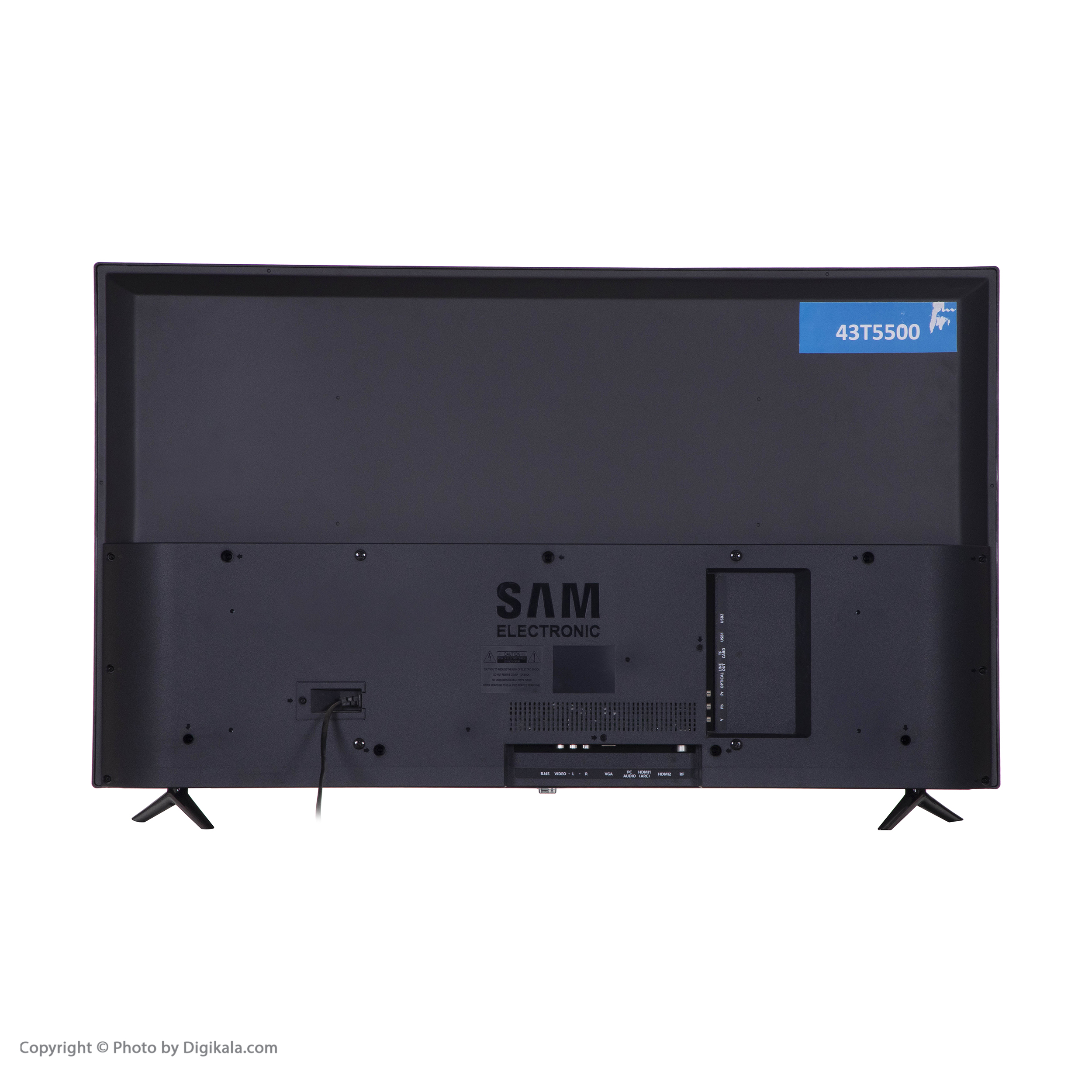 تلویزیون ال ای دی هوشمند سام الکترونیک مدل UA43T5500TH سایز 43 اینچ