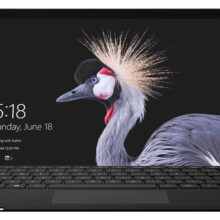 تبلت مایکروسافت مدل Surface Pro 2017 - C به همراه کیبورد Black Type Cover