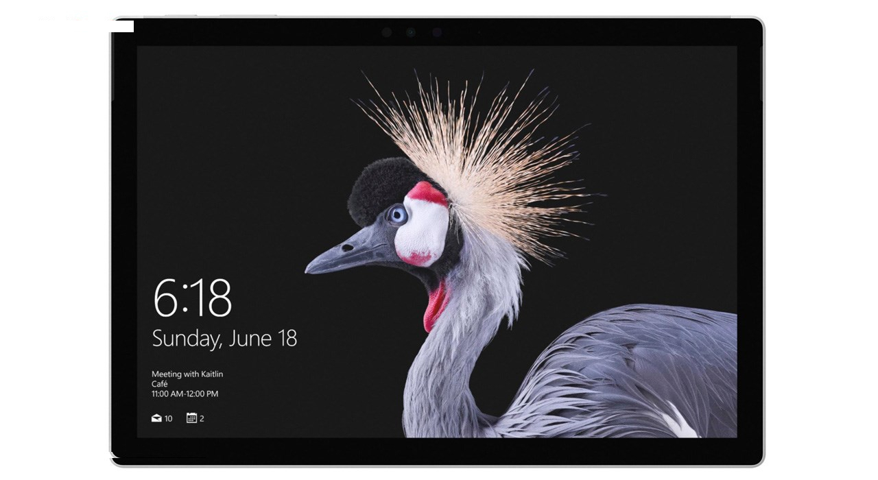 تبلت مایکروسافت مدل Surface Pro 2017 - C به همراه کیبورد Black Type Cover