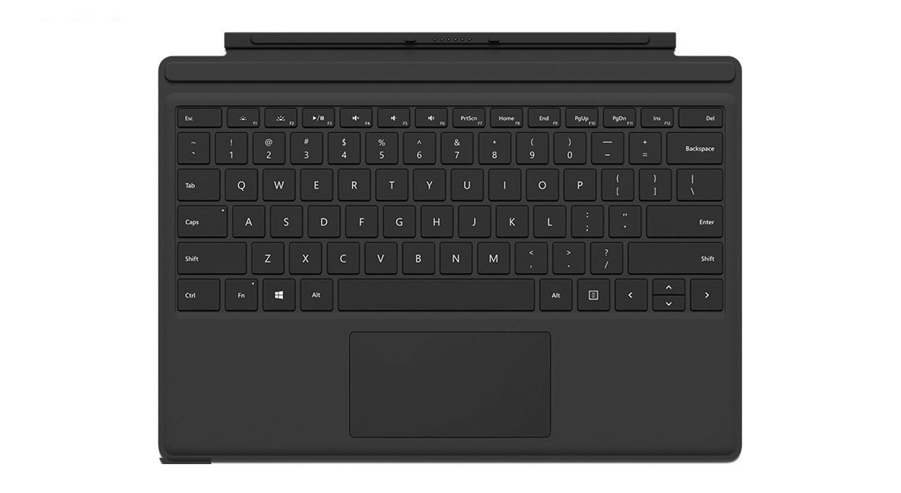 تبلت مایکروسافت مدل Surface Pro 2017 - C به همراه کیبورد Black Type Cover