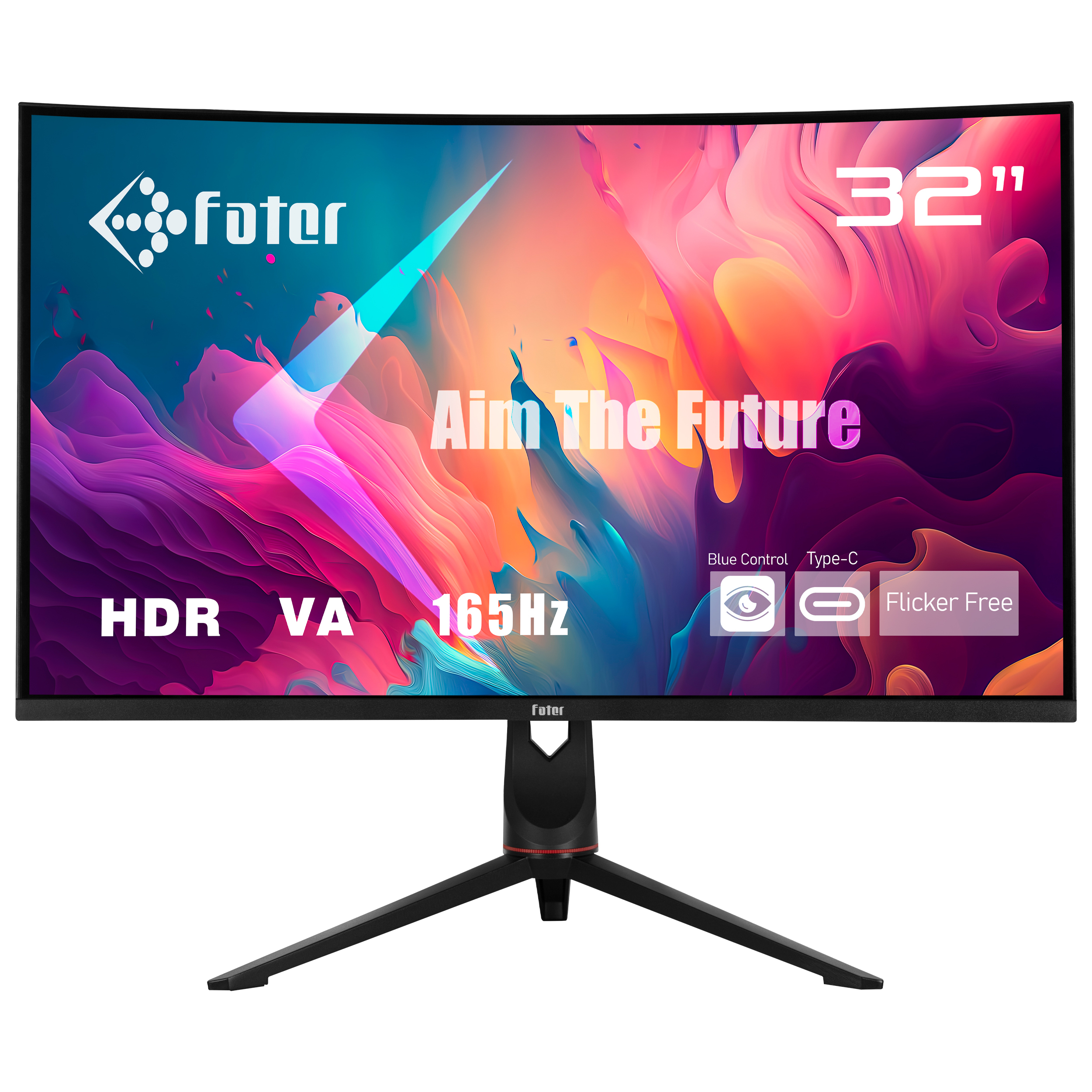 مانیتور گیمینگ 32 اینچ فاطر مدل  C32-165B3