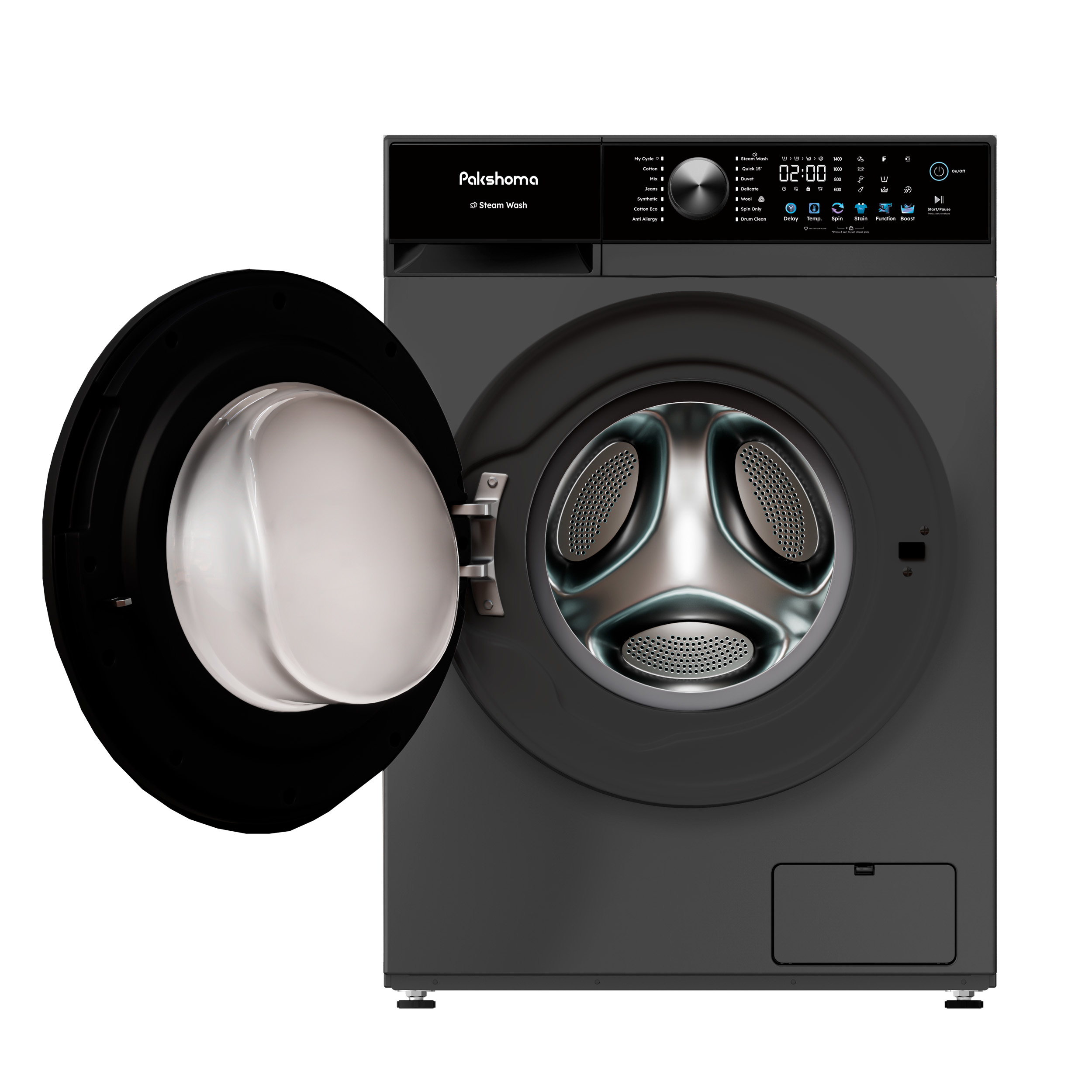 ماشین لباسشویی 8 کیلوگرم اتوماتیک پاکشوما مدل S8 X