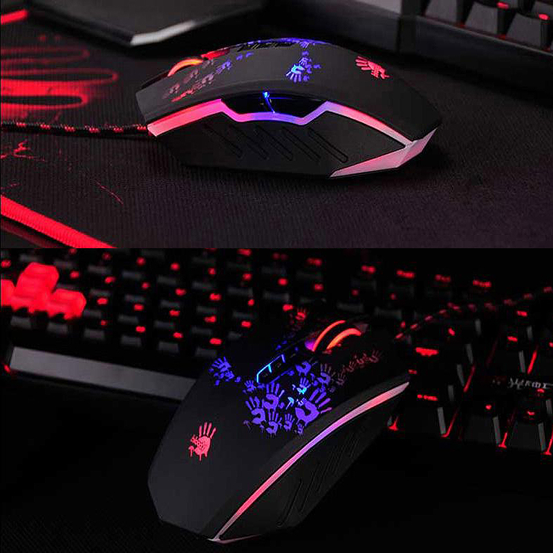 ماوس مخصوص بازی بلادی مدل A_6O_NEON_RGB