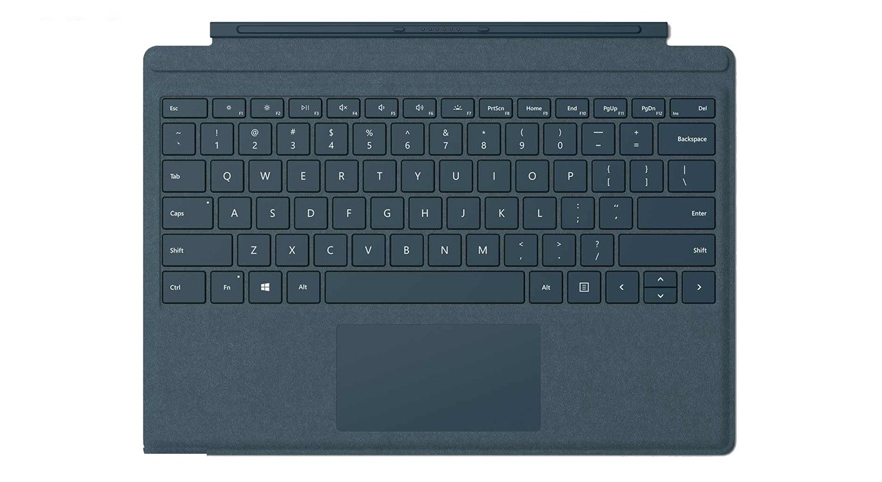 تبلت مایکروسافت مدل- Surface Pro 2017 - B به همراه کیبورد Blue Cobalt Signature Type Cover و کیف اورجینال Maroo Sleeve - ظرفیت 128 گیگابایت
