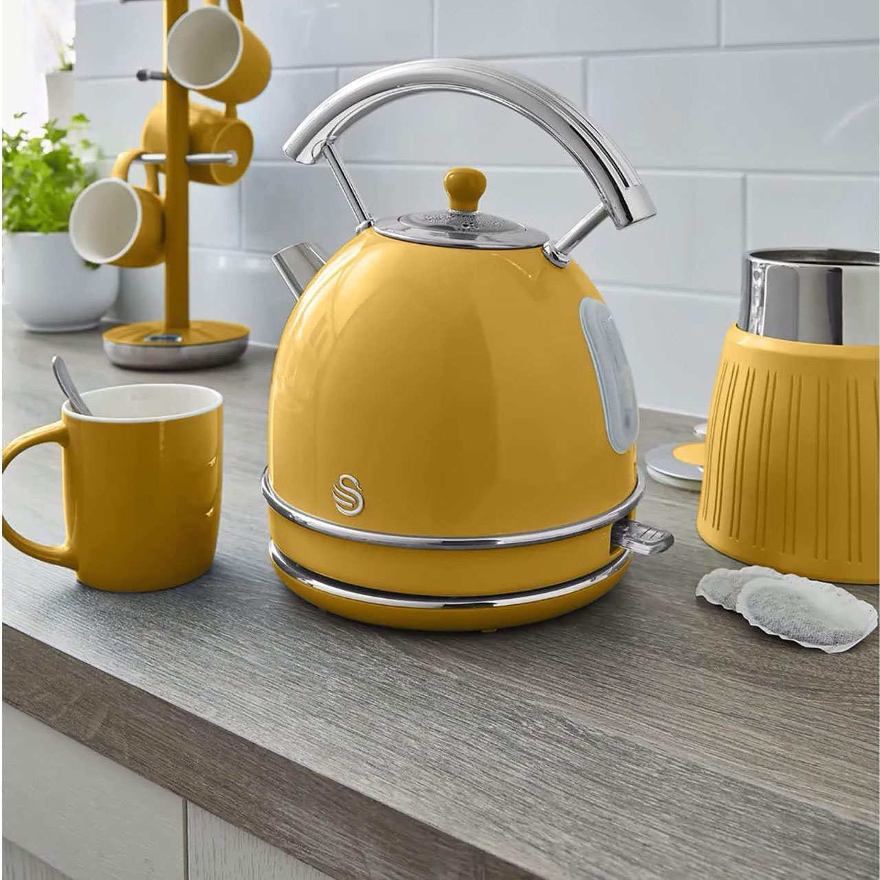 کتری برقی سوان مدل SK14630YELNEU گنجایش 1.8 لیتر