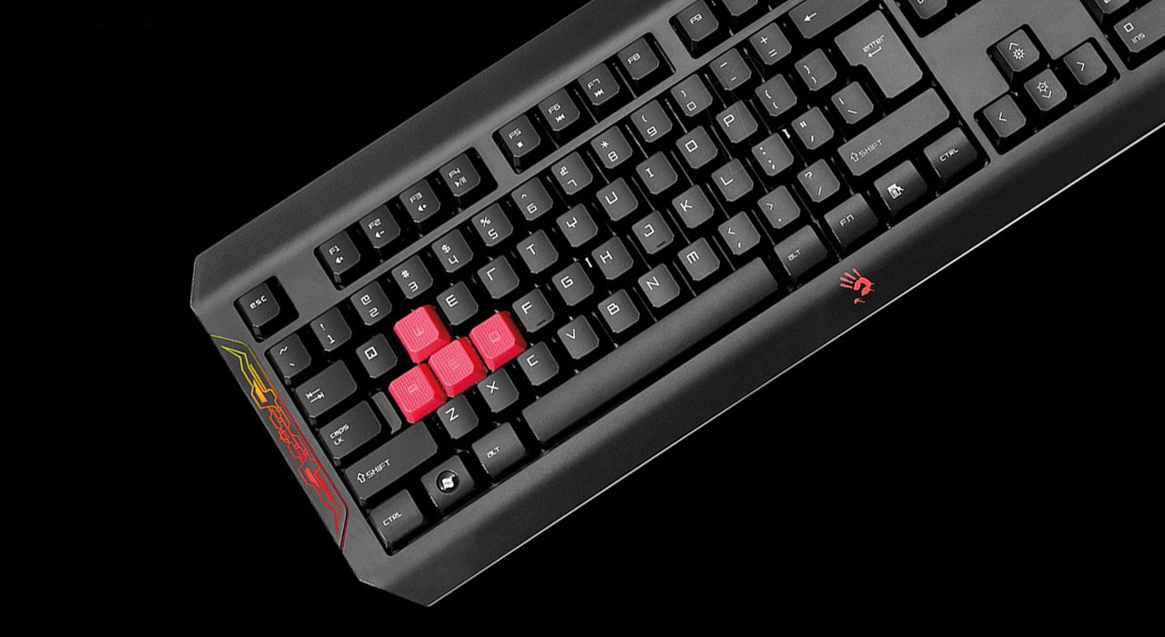 کیبورد مخصوص بازی ای فورتک مدل Q100