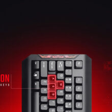 کیبورد مخصوص بازی ای فورتک مدل Q100