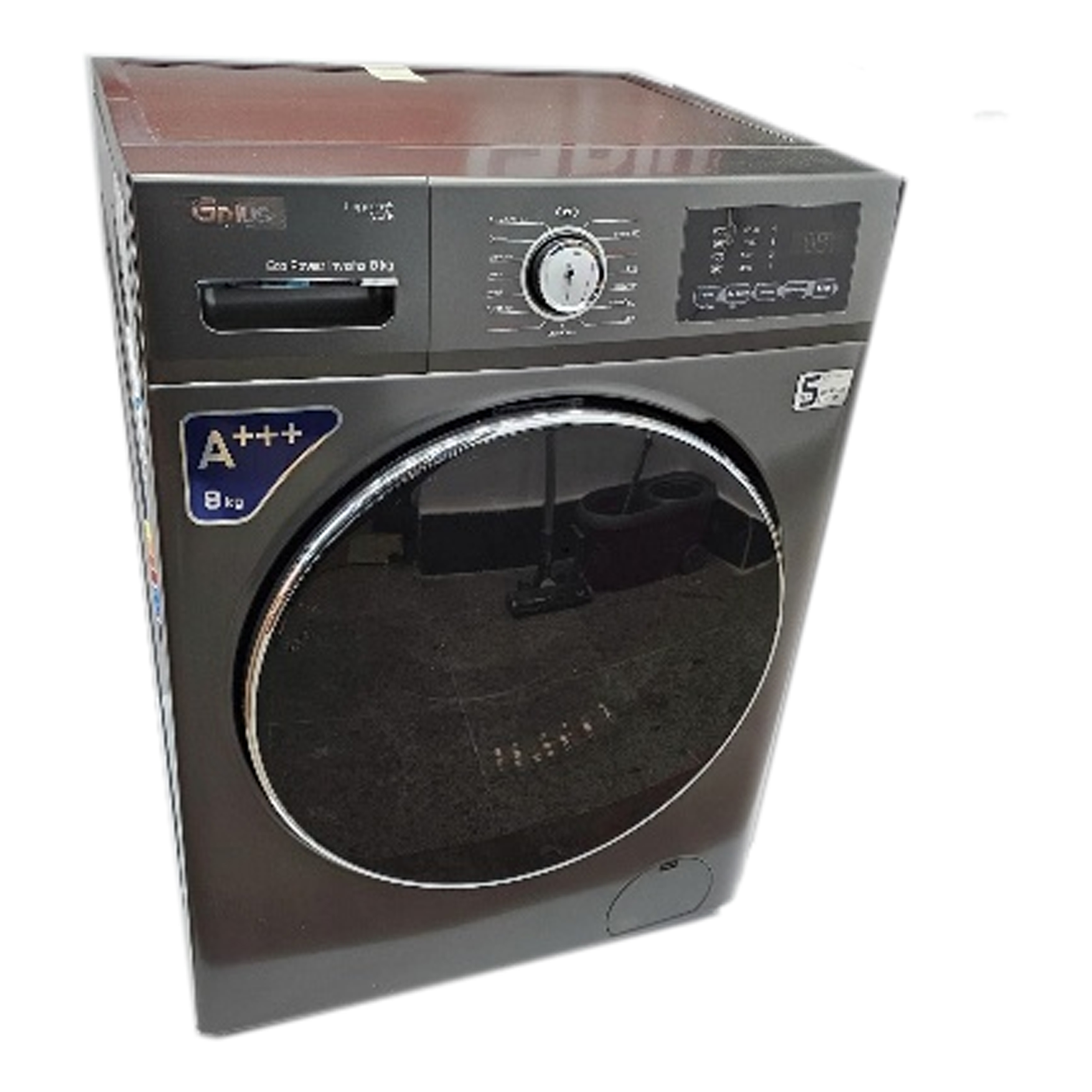ماشین لباسشویی اتوماتیک جی پلاس مدل GWM-M822BS ظرفیت 8 کیلوگرم