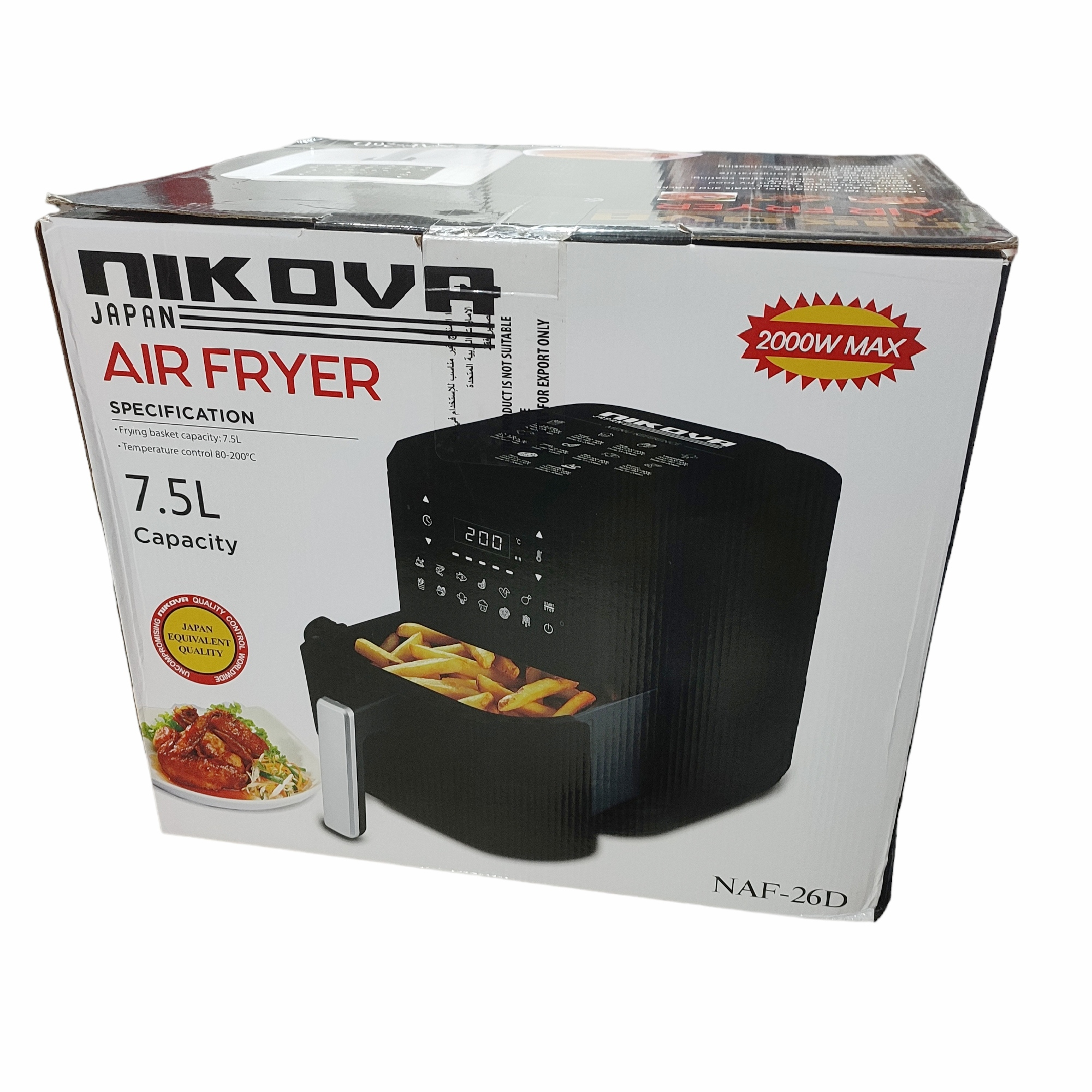 سرخ کن بدون روغن نیکووا مدل NAF-26D