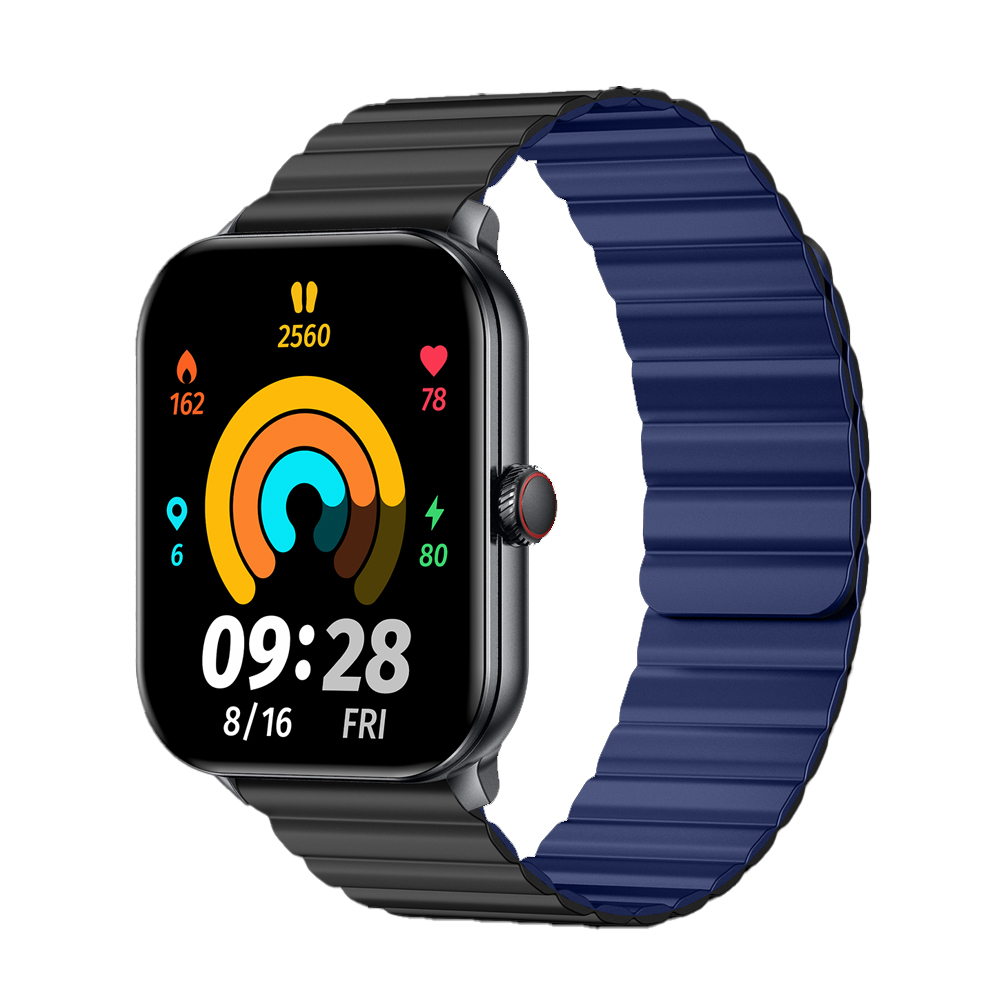 ساعت هوشمند 45 میلی متری گلوریمی مدل GC Slim با بند سیلیکونی و مغناطیسی ساعت هوشمند 45 میلی متری گلوریمی مدل GC Slim با بند سیلیکونی و مغناطیسی