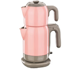 چای ساز کرکماز مدل Demtez کد 369 به همراه یک عدد اردورخوری ویترای Haiaho طرح آفتاب