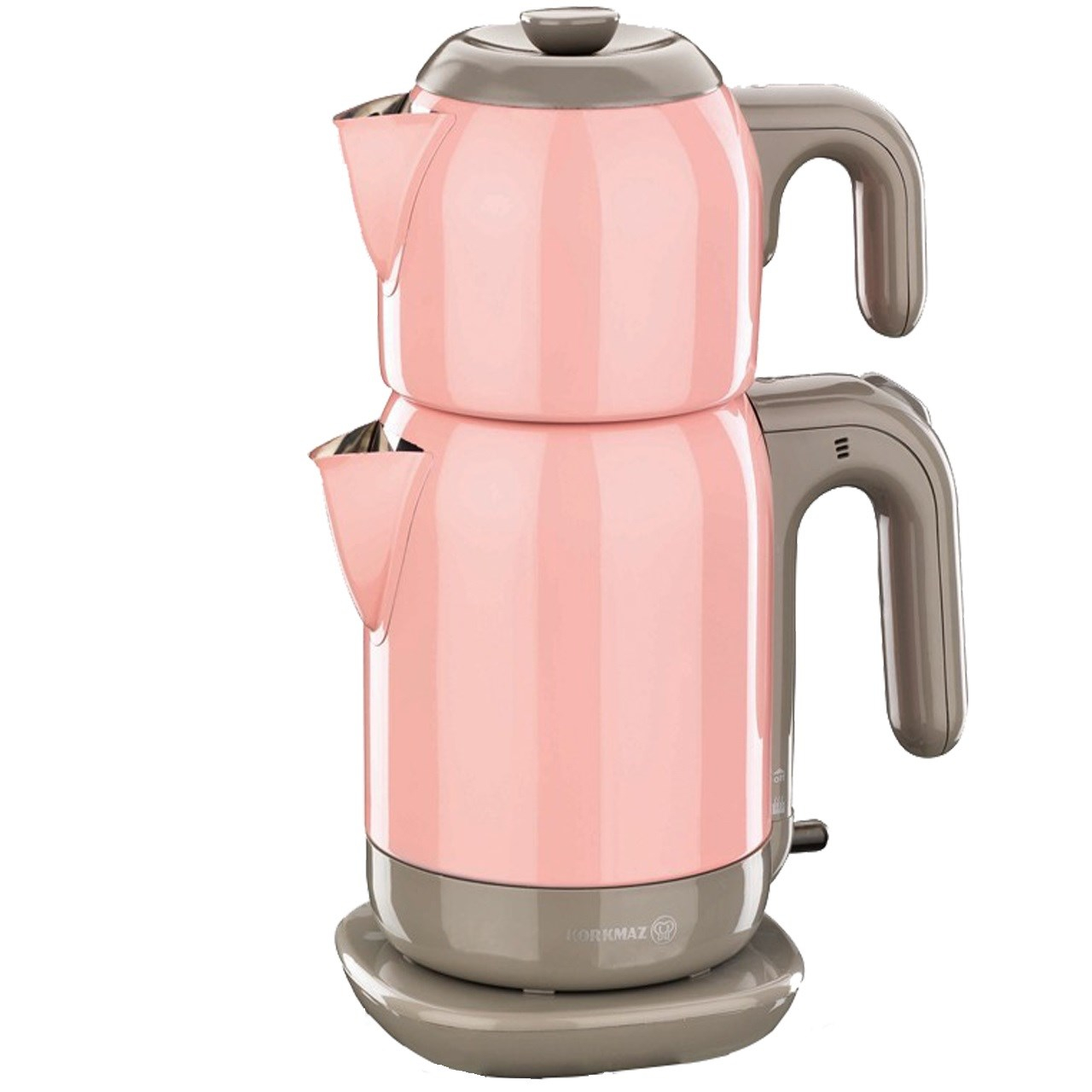 چای ساز کرکماز مدل Demtez کد 369 به همراه یک عدد اردورخوری ویترای Haiaho طرح آفتاب