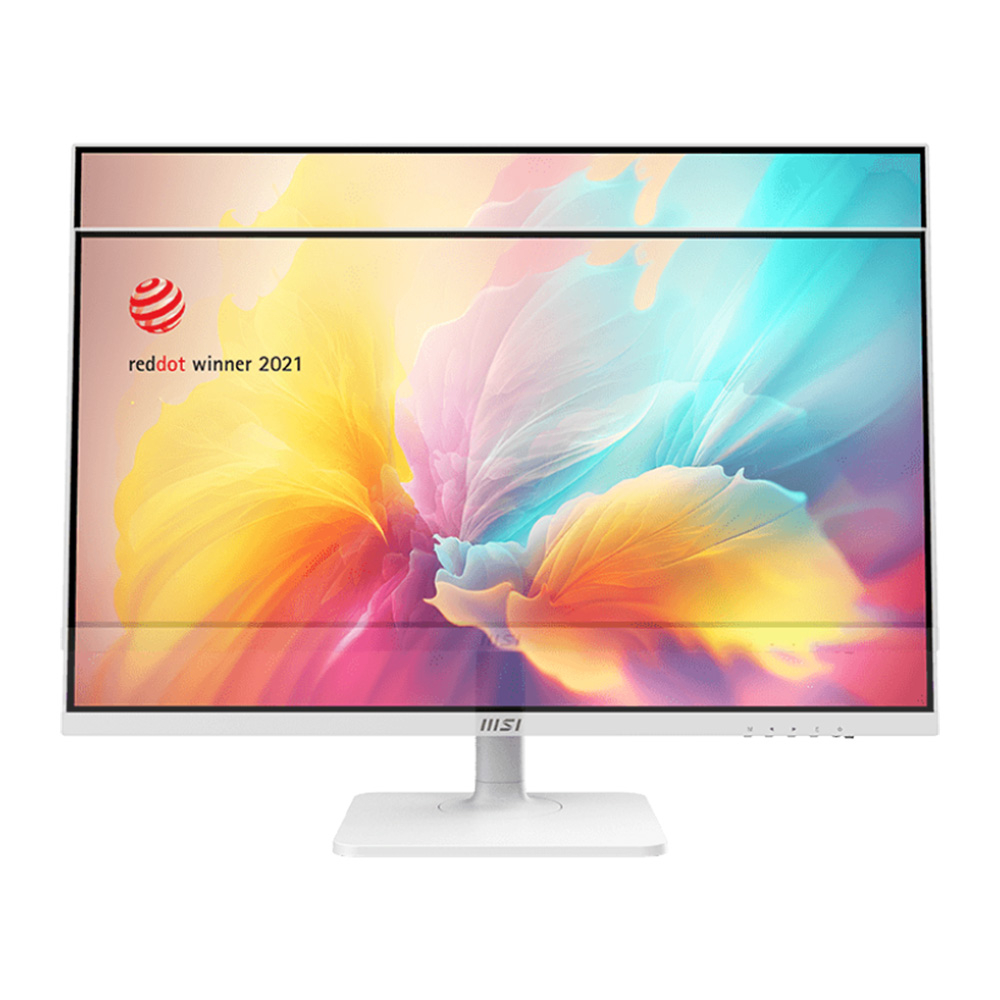 مانیتور 27 اینچ ام اس آی مدل MD2712PW، رزولوشن FullHD، پنل IPS، نرخ بروزرسانی 100 هرتز، با نسبت تصویر 16:9، دارای اسپیکر داخلی، دارای پورت HDMI و USB-C و خروجی هدفون