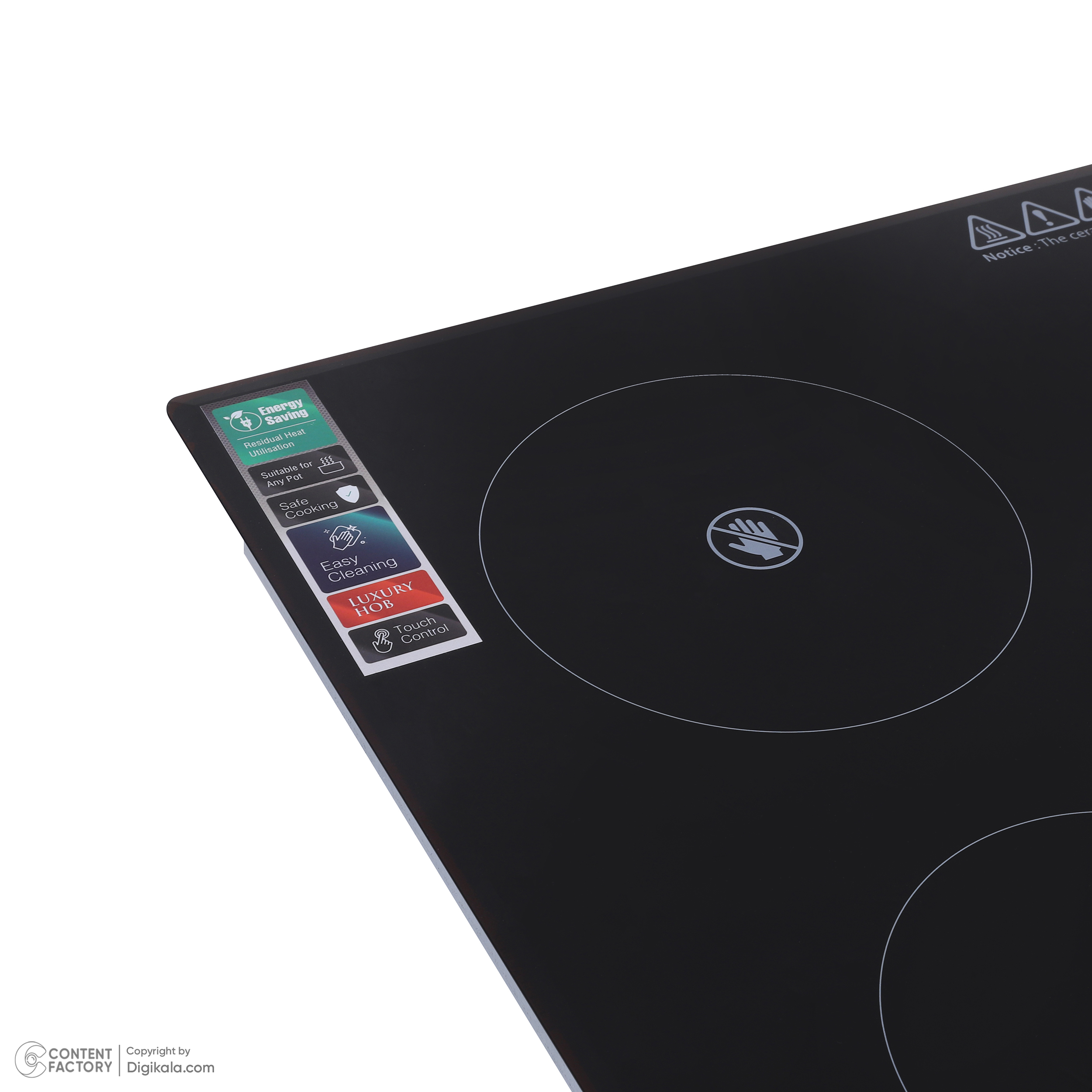 اجاق گاز برقی پنج شعله دی اس تی مدل هیبرید IT5-01