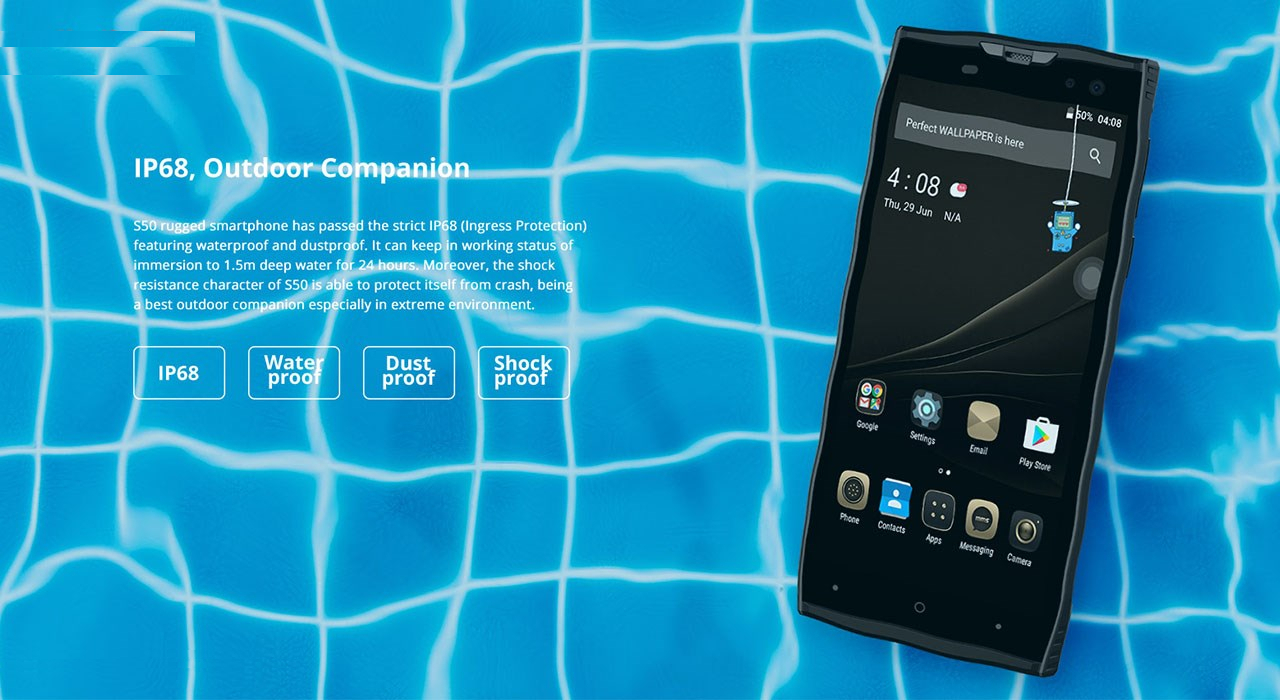 گوشی موبایل دوجی مدل S50 دو سیم کارت