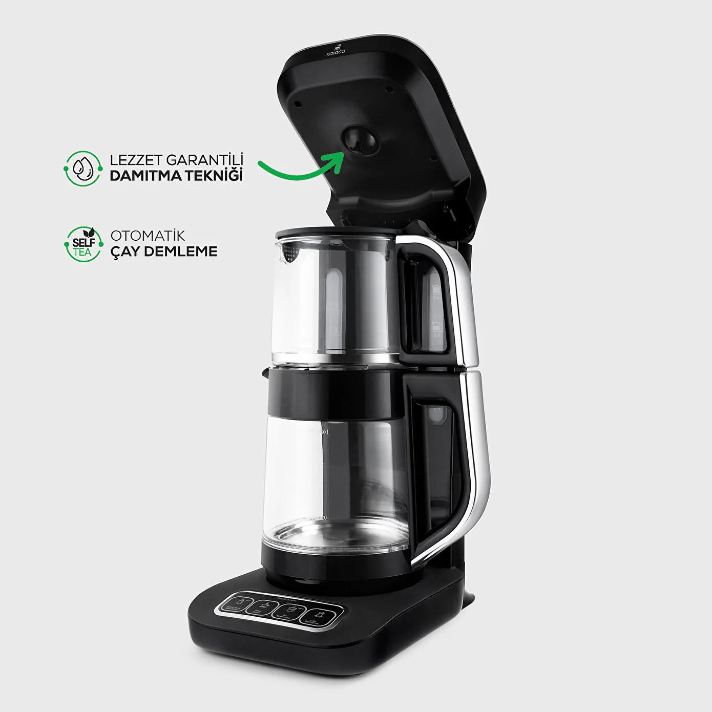 چای ساز روی هم کاراجا مدل  Robotea Pro4in1