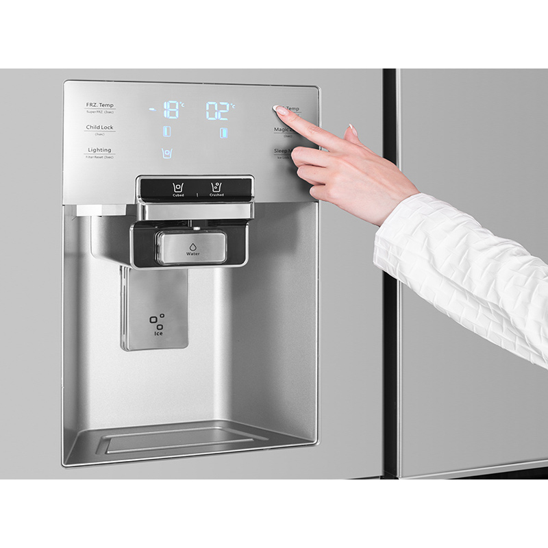 یخچال و فریزر ساید بای ساید 32 فوت دوو مدل DS-3440SS