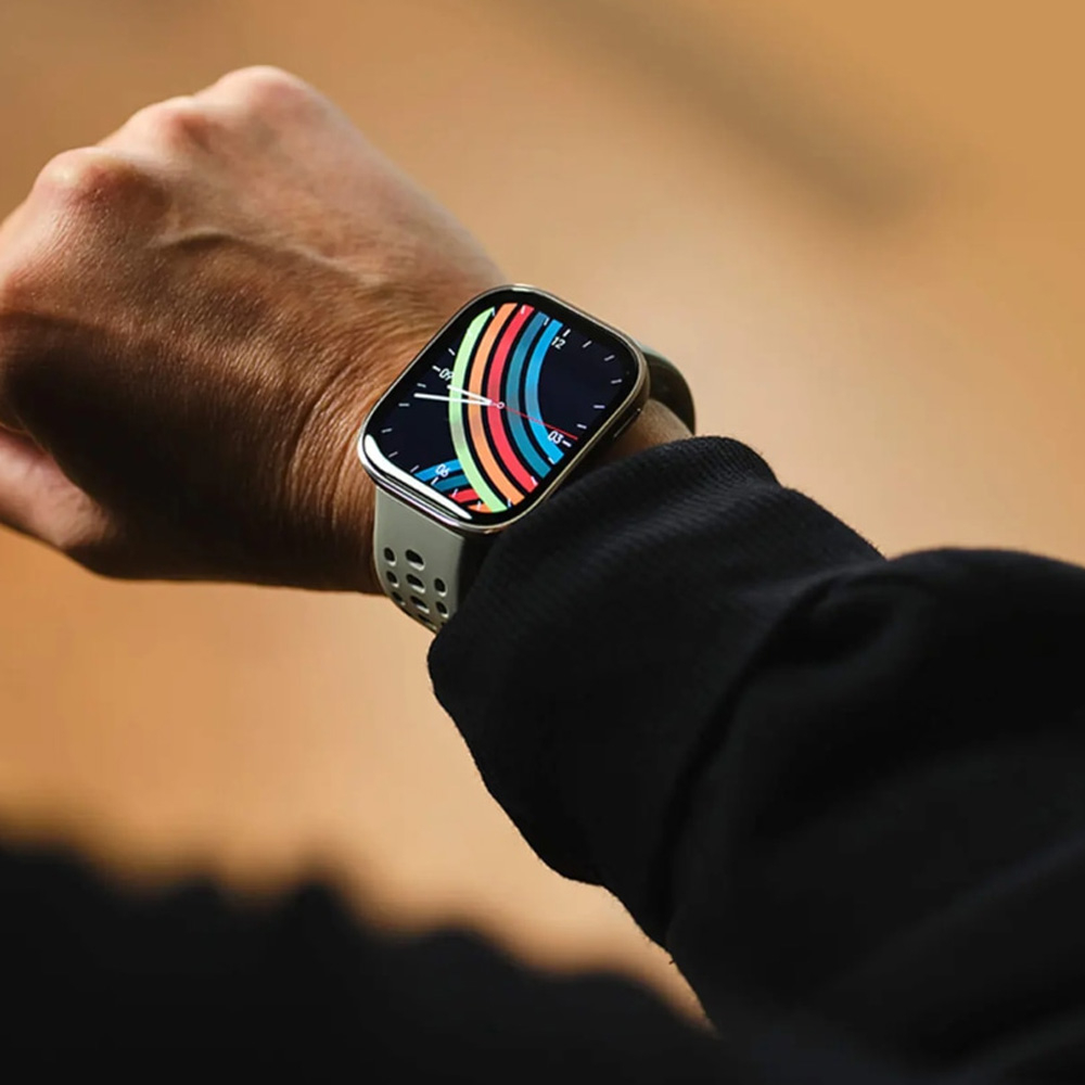 ساعت هوشمند 46 میلیمتری امیزفیت مدل Bip 6 با بند سیلیکونی