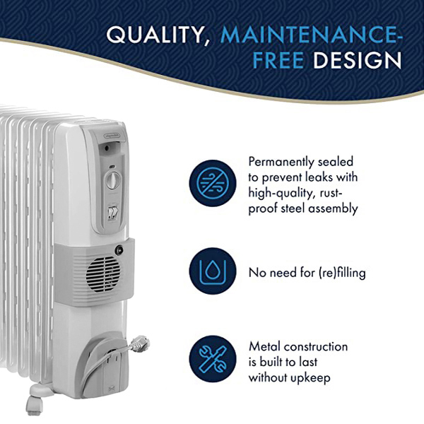 شوفاژ برقی دلونگی مدل KH770925 OIL FILLED