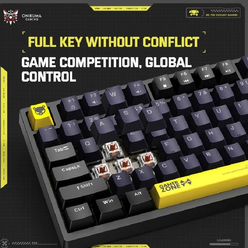 کیبورد گیمینگ اونیکوما مدل G52 مکانیکال RGB