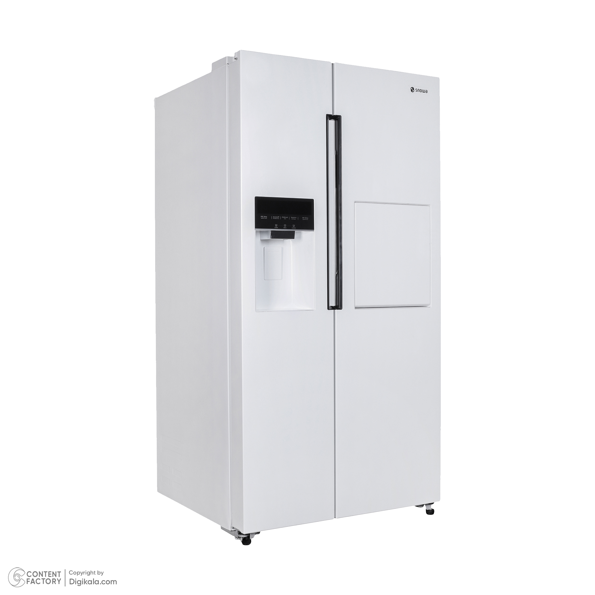 یخچال و فریزر ساید بای ساید 32 فوت اسنوا مدل S1Di-M210-W