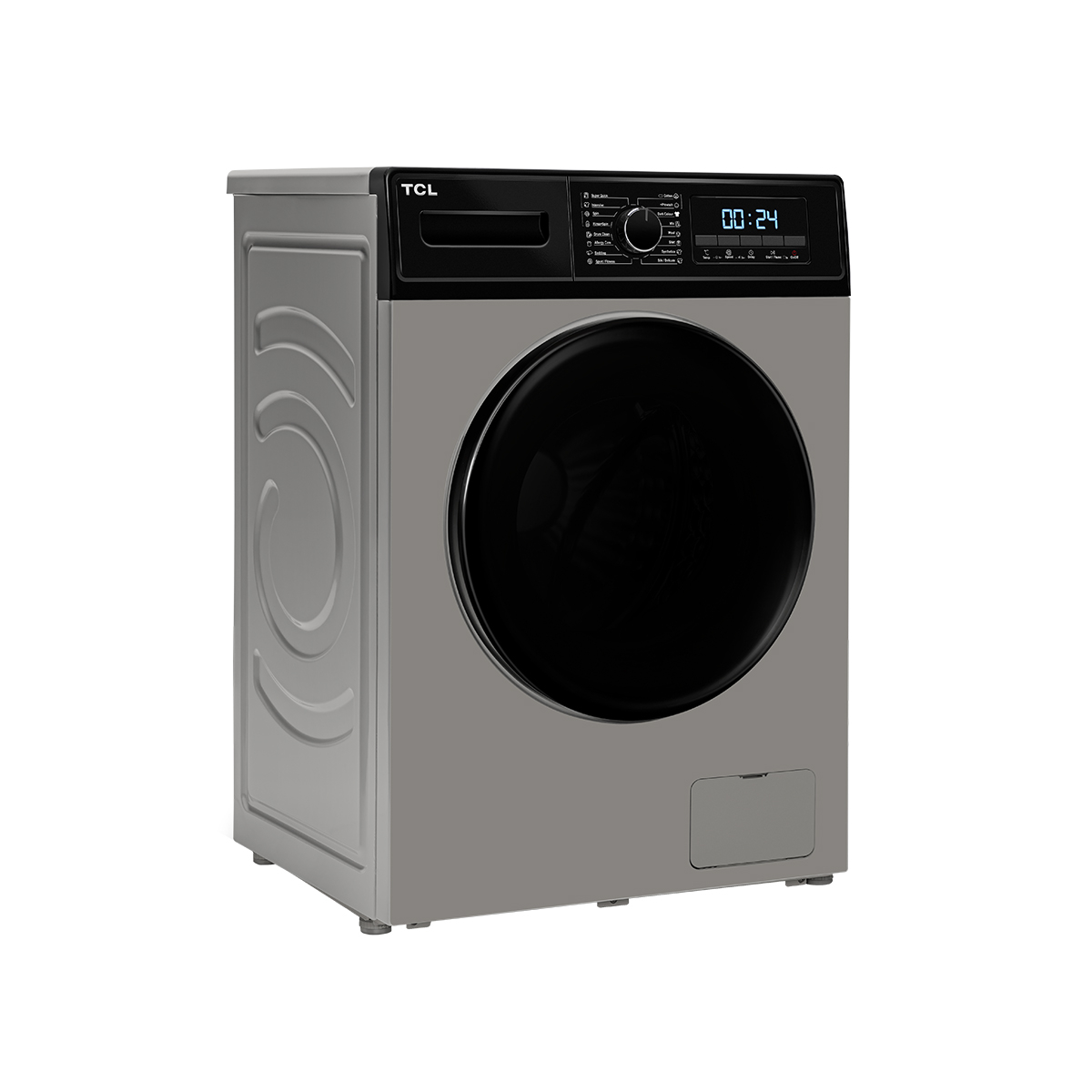 ماشین لباسشویی تی سی ال مدل G82-BS/BW ظرفیت 8 کیلوگرم