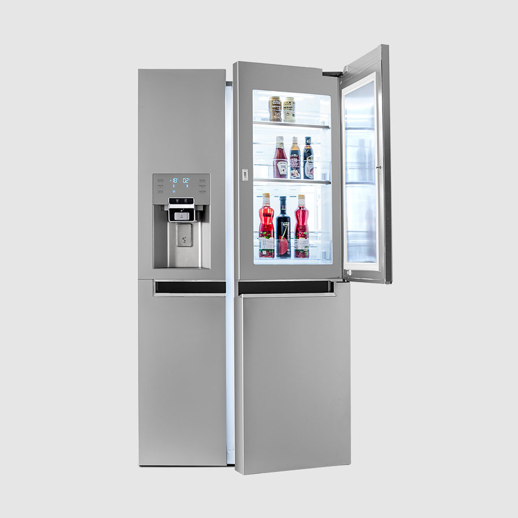 یخچال و فریزر ساید بای ساید 32 فوت دوو مدل DS-3440SS