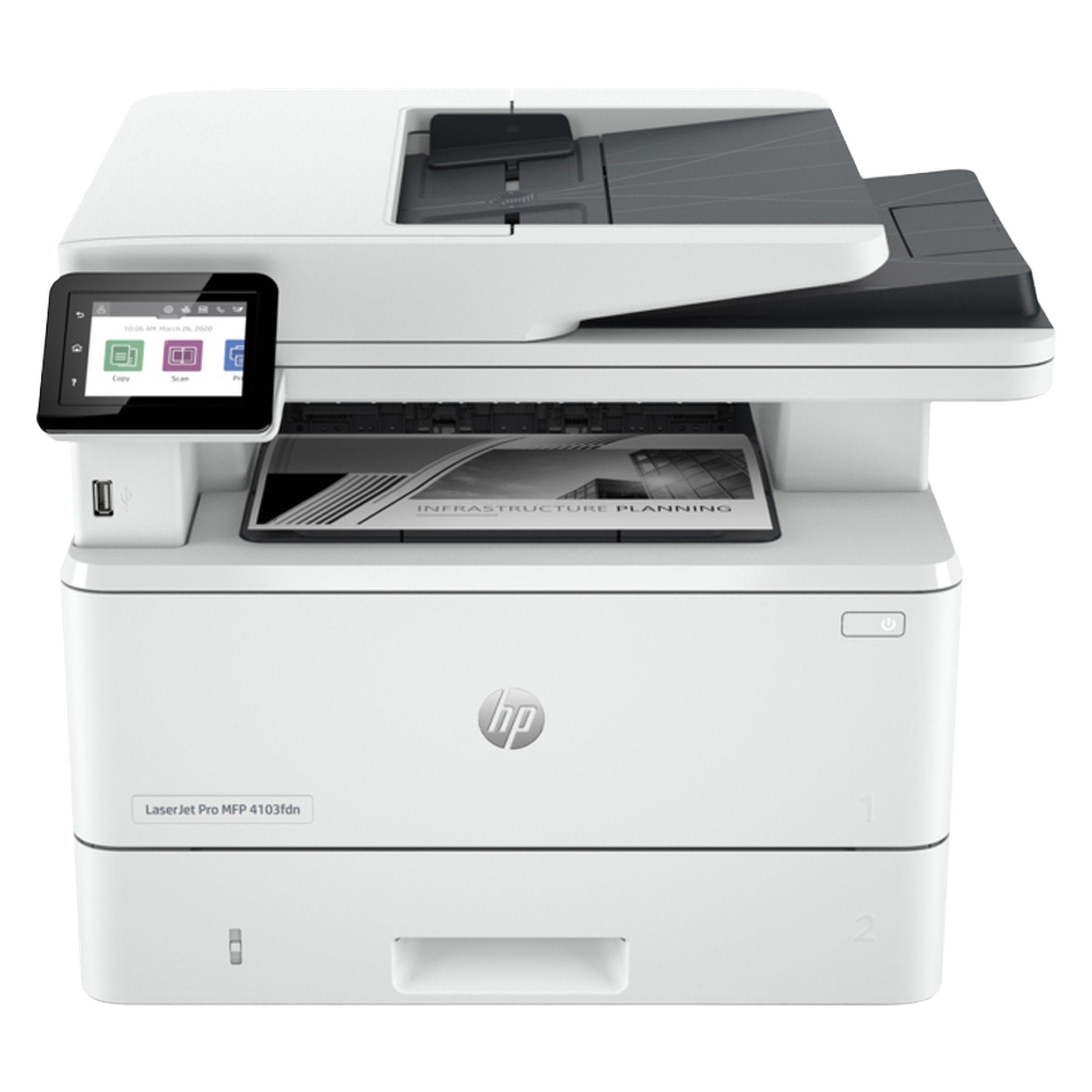 پرینتر چند کاره لیزری اچ‌ پی مدل LaserJet Pro MFP 4103fdn