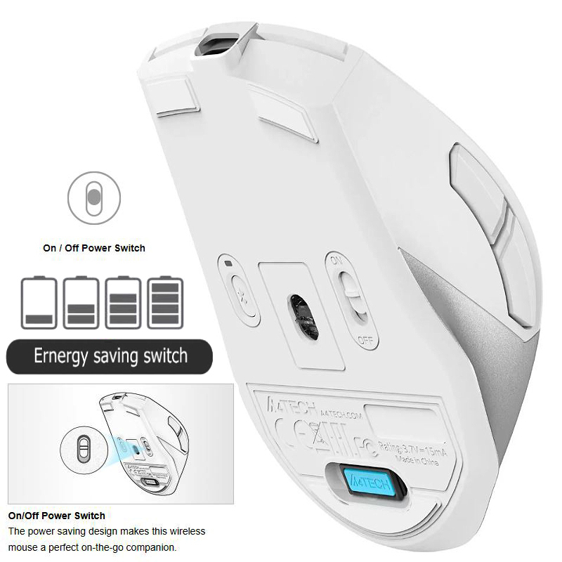 ماوس بی سیم ای فورتک مدل F_B_45_CS_AIR_SILENT