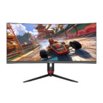 مانیتور خمیده گیمینگ 34 اینچ جی پلاس مدل GGM-K349QN