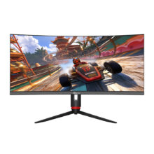 مانیتور خمیده گیمینگ 34 اینچ جی پلاس مدل GGM-K349QN