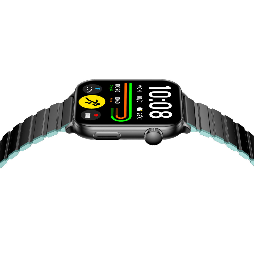 ساعت هوشمند گلوریمی مدل GS2 X سنسور سنجش اکسیژن خون، 160 حالت ورزشی، بند سیلیکونی