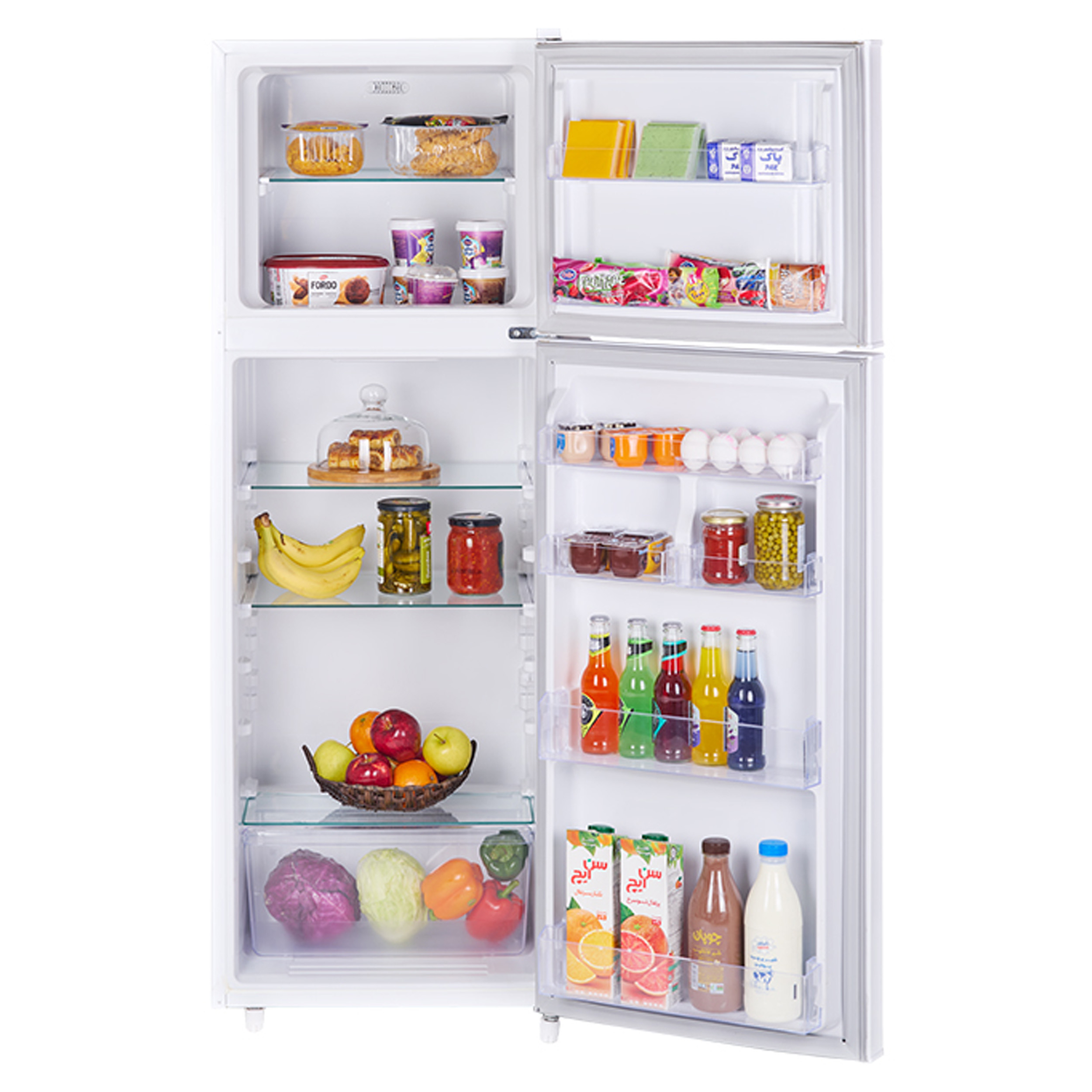 یخچال فریزر طرح فریزر بالا 13 فوت ایستکول مدل TM-4321