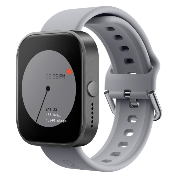 ساعت هوشمند ناتینگ مدل  Nothing CMF Watch Pro دارای قابلیت های صفحه نمایش رنگی، صفحه نمایش لمسی، کنترل سطح اکسیژن خون بند سیلیکون