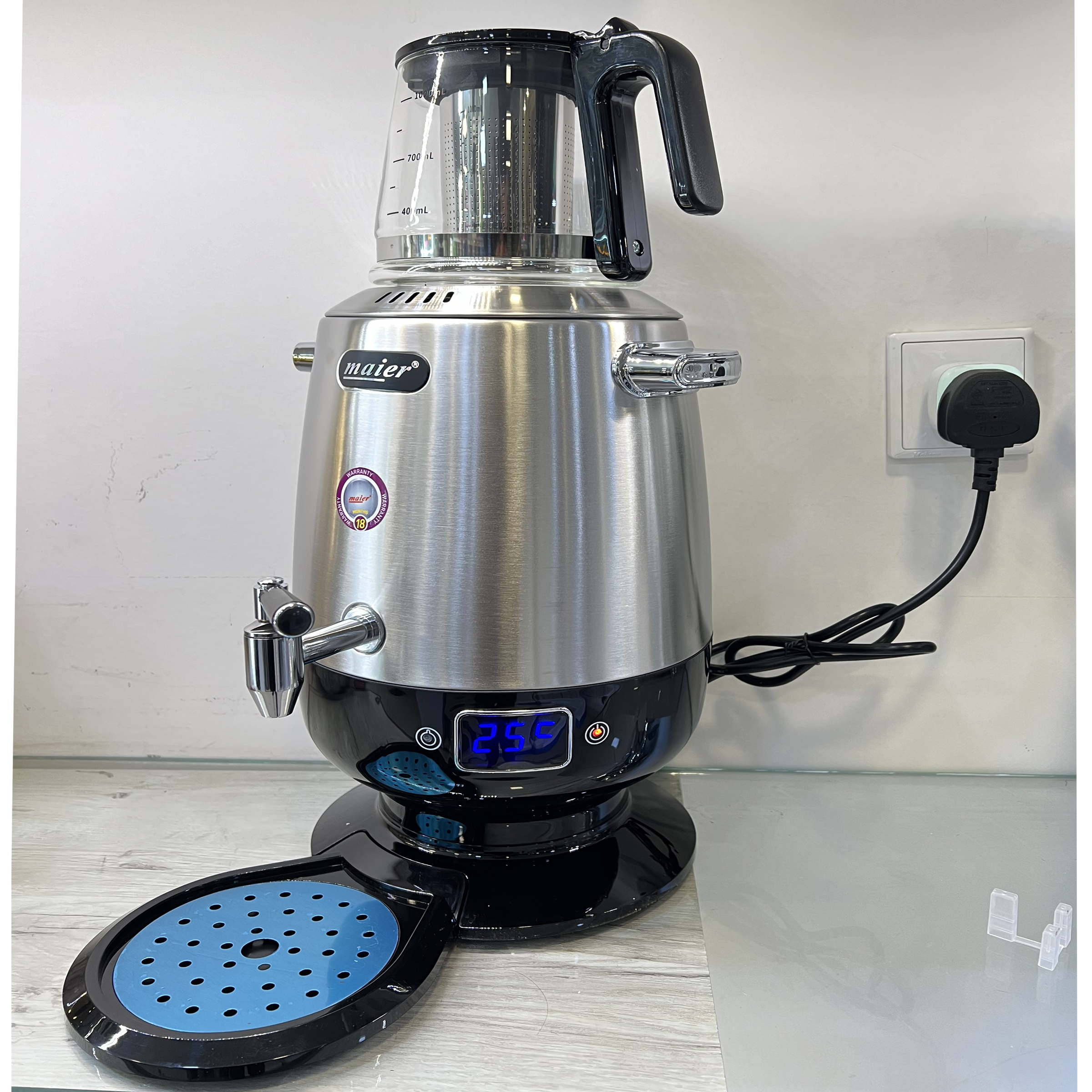 سماور برقی مایر مدل mr_3818 گنجایش 3.5 لیتر