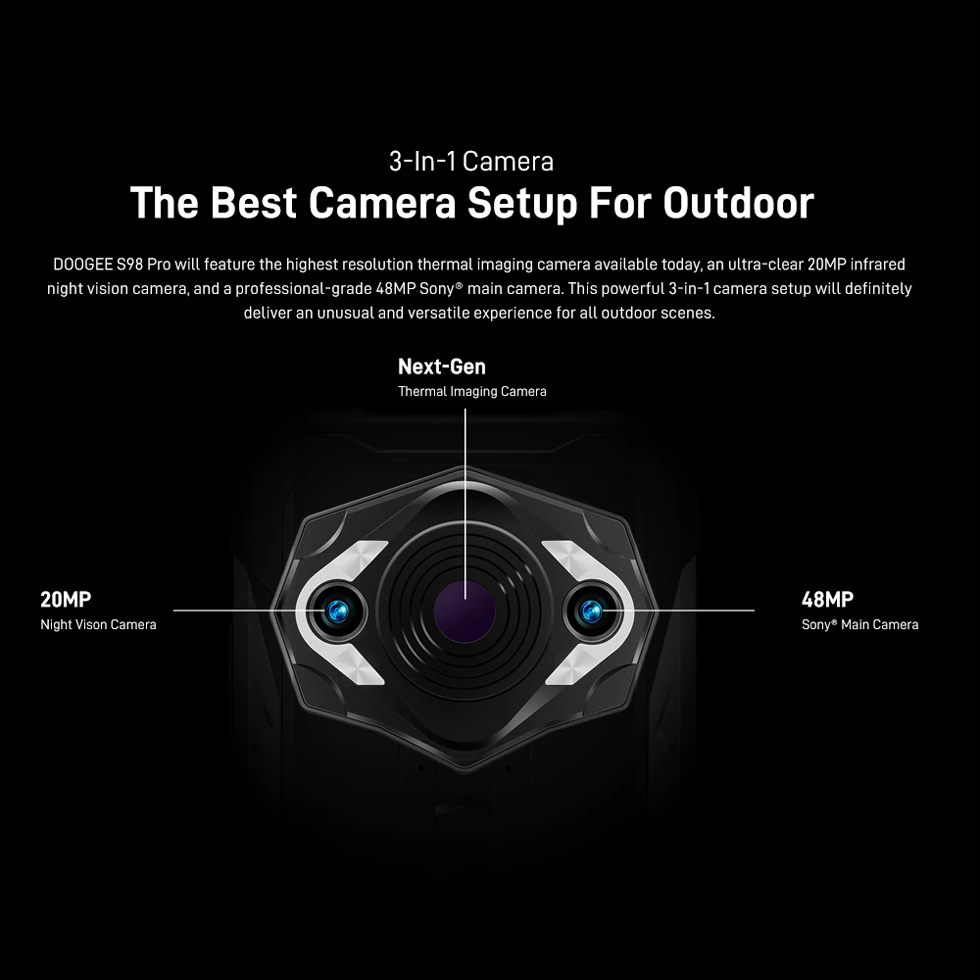 گوشی موبایل دوجی مدل S98 Pro دو سیم کارت ظرفیت 256 گیگابایت و رم 8 گیگابایت