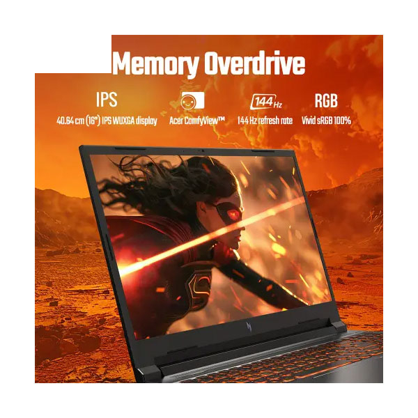 لپ تاپ 16 اینچی ایسر مدل Nitro V 16 ANV16-71-760Q-i7 14650HX-16GB DDR5 5600MHz-512GB SSD-RTX4050-FHD 165Hz