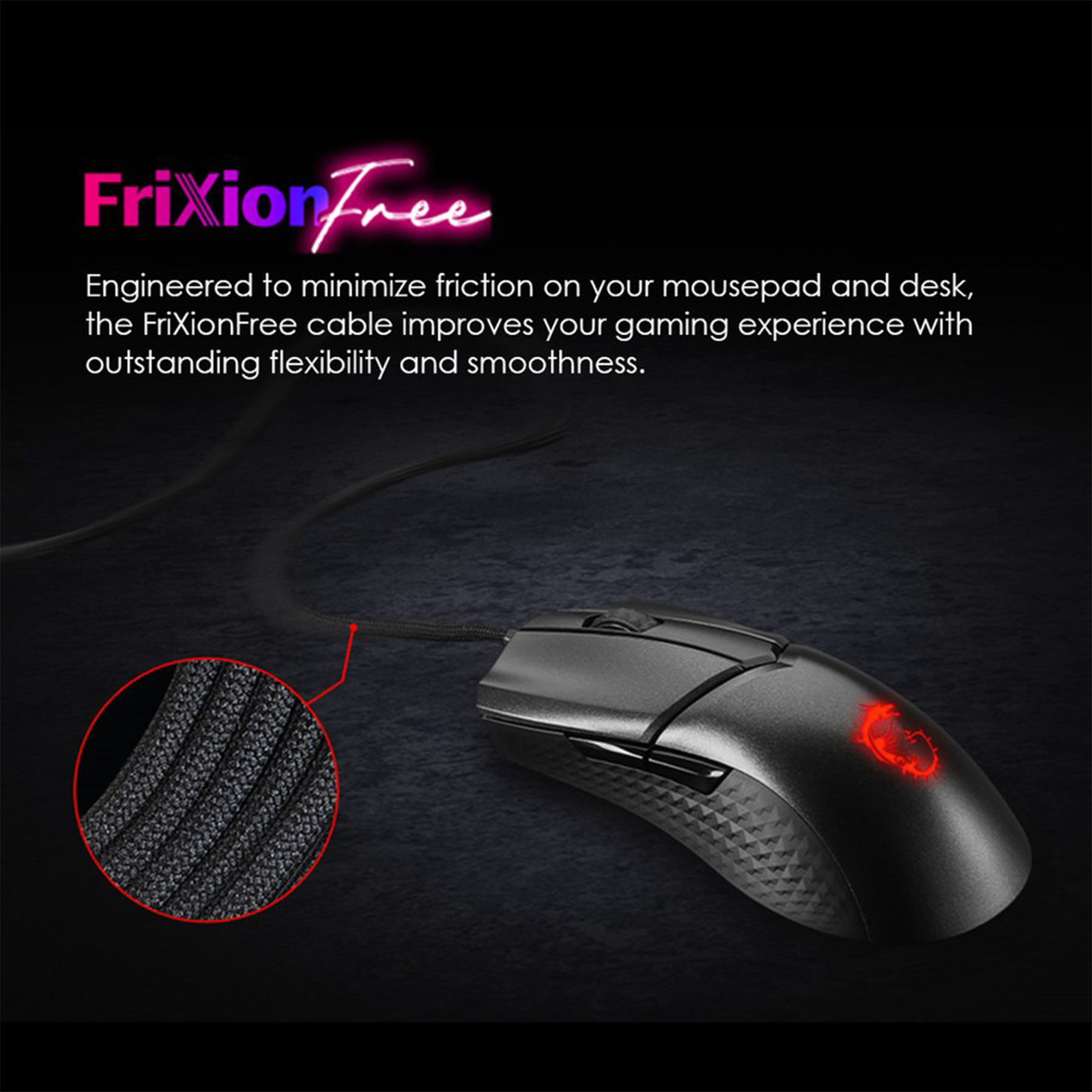 ماوس بی سیم گیمینگ ام اس آی مدل CLUTCH GM31 LIGHTWEIGHT