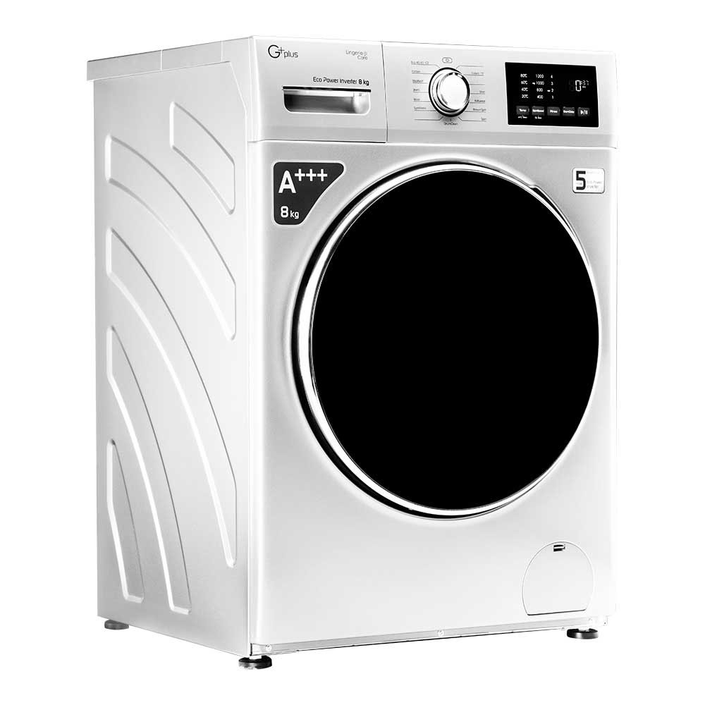 ماشین لباسشویی جی پلاس مدل GWM-K8220W ظرفیت 8 کیلوگرم