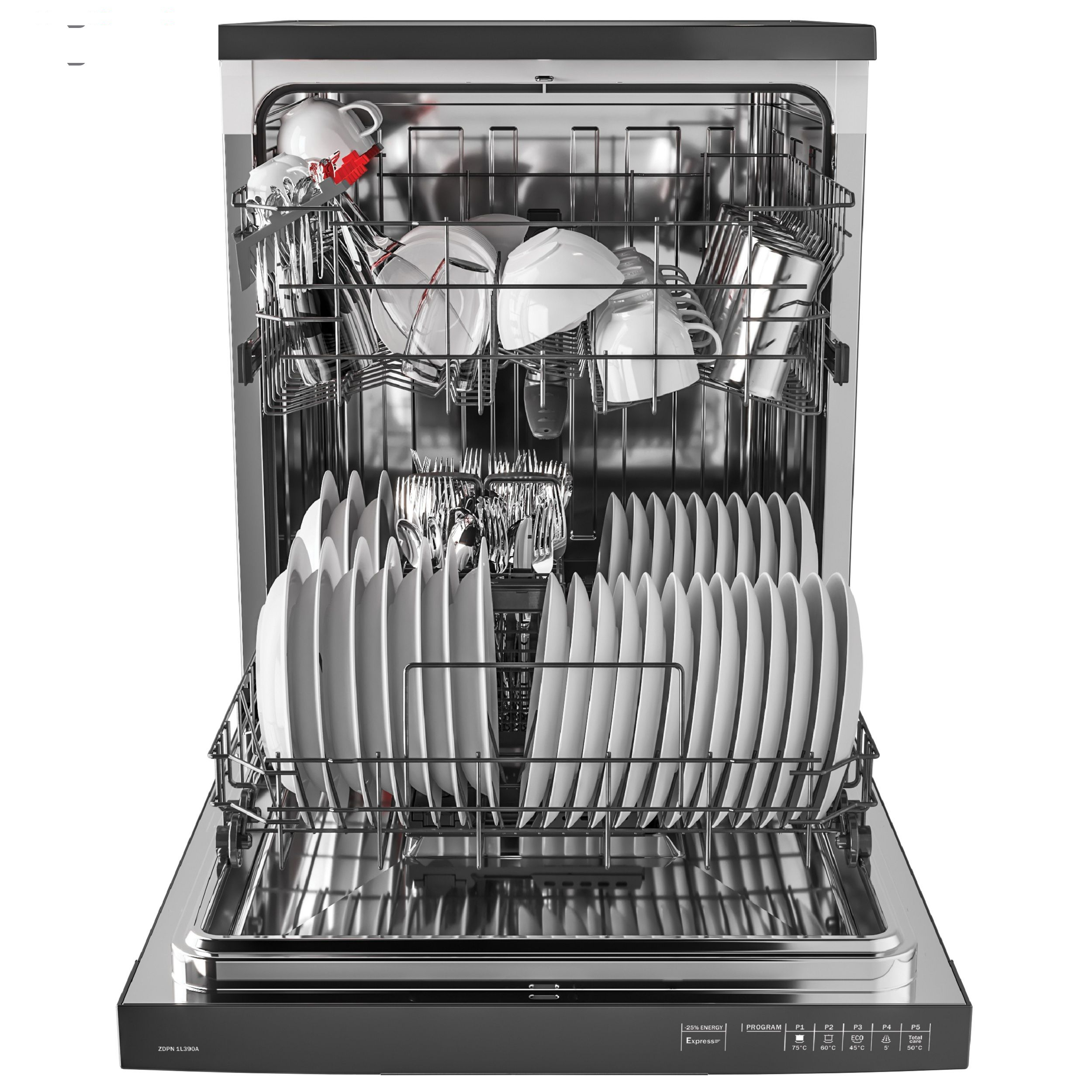 ماشین ظرفشویی زیرووات مدل ZDPN 1L390