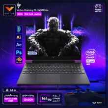 لپ تاپ 15.6 اینچی اچ‌پی مدل Victus Gaming 15-fa0033dx-i5 12450H-8GB DDR4-512GB SSD-RTX3050-FHD