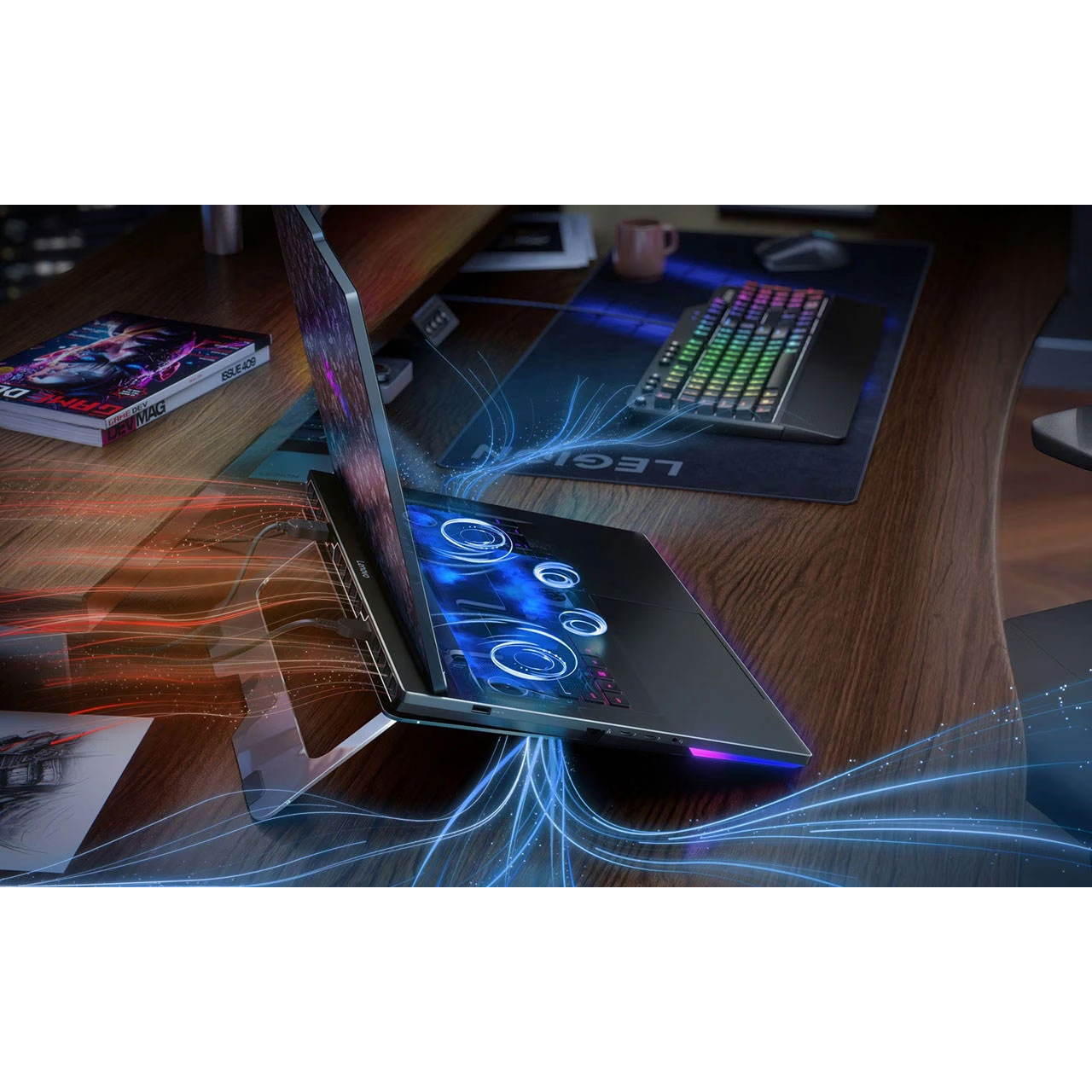 لپ تاپ 18 اینچی لنوو مدل Legion 9 18IAX10-Core Ultra 9 275HX-64GB DDR5 5200MHz-4TB SSD-RTX5090 24GB-4K 440Hz