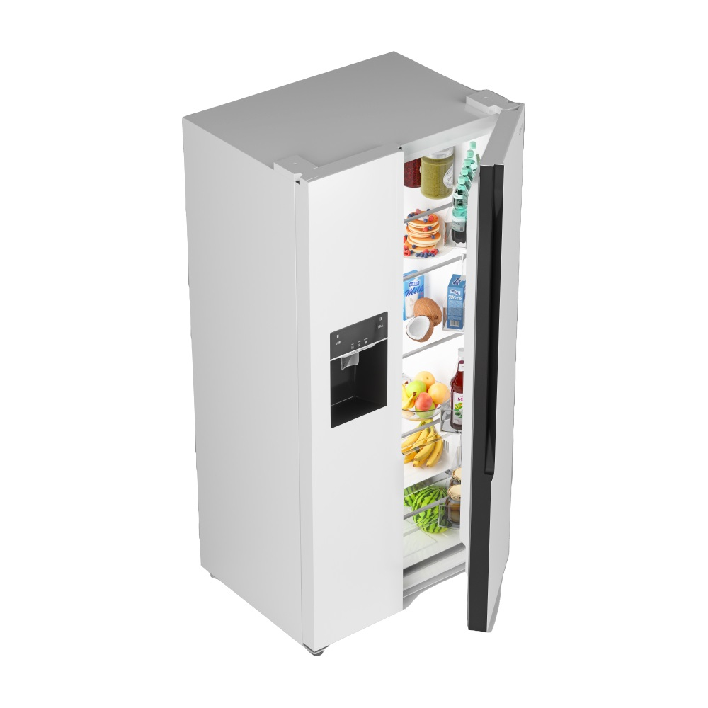 یخچال و فریزر ساید بای ساید 28 فوت جی پلاس مدل GSS-P7635W