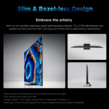 تلویزیون ال ای دی هوشمند تی سی ال مدل 98C755 سایز 98 اینچ