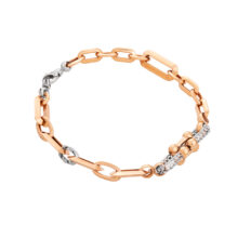 دستبند زنجیری طلا 18 عیار زنانه گالری شیدا مجد مدل شانتی تیفانی