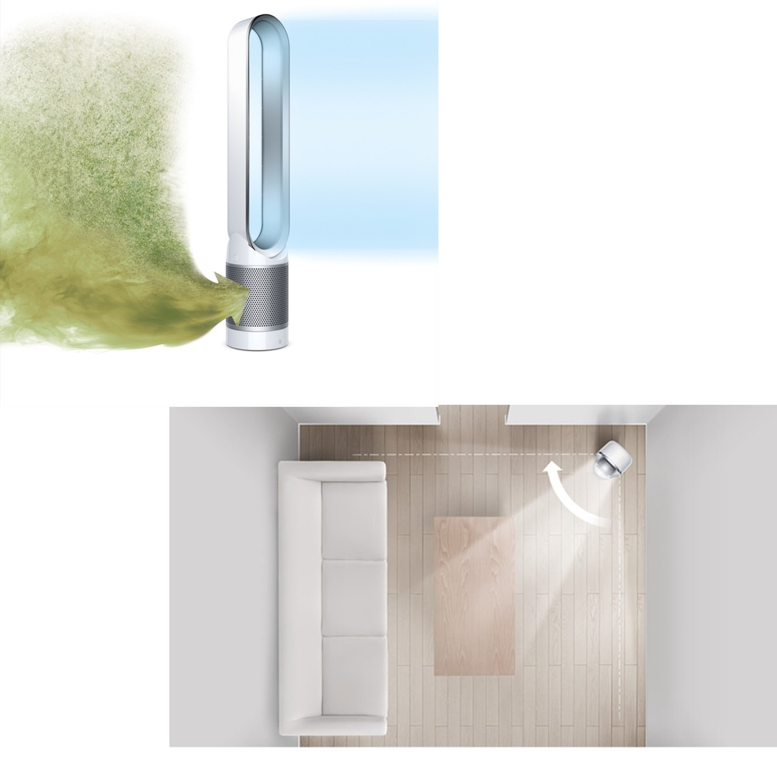 دستگاه تصفیه کننده هوا دایسون مدل Pure Cool Link TP03