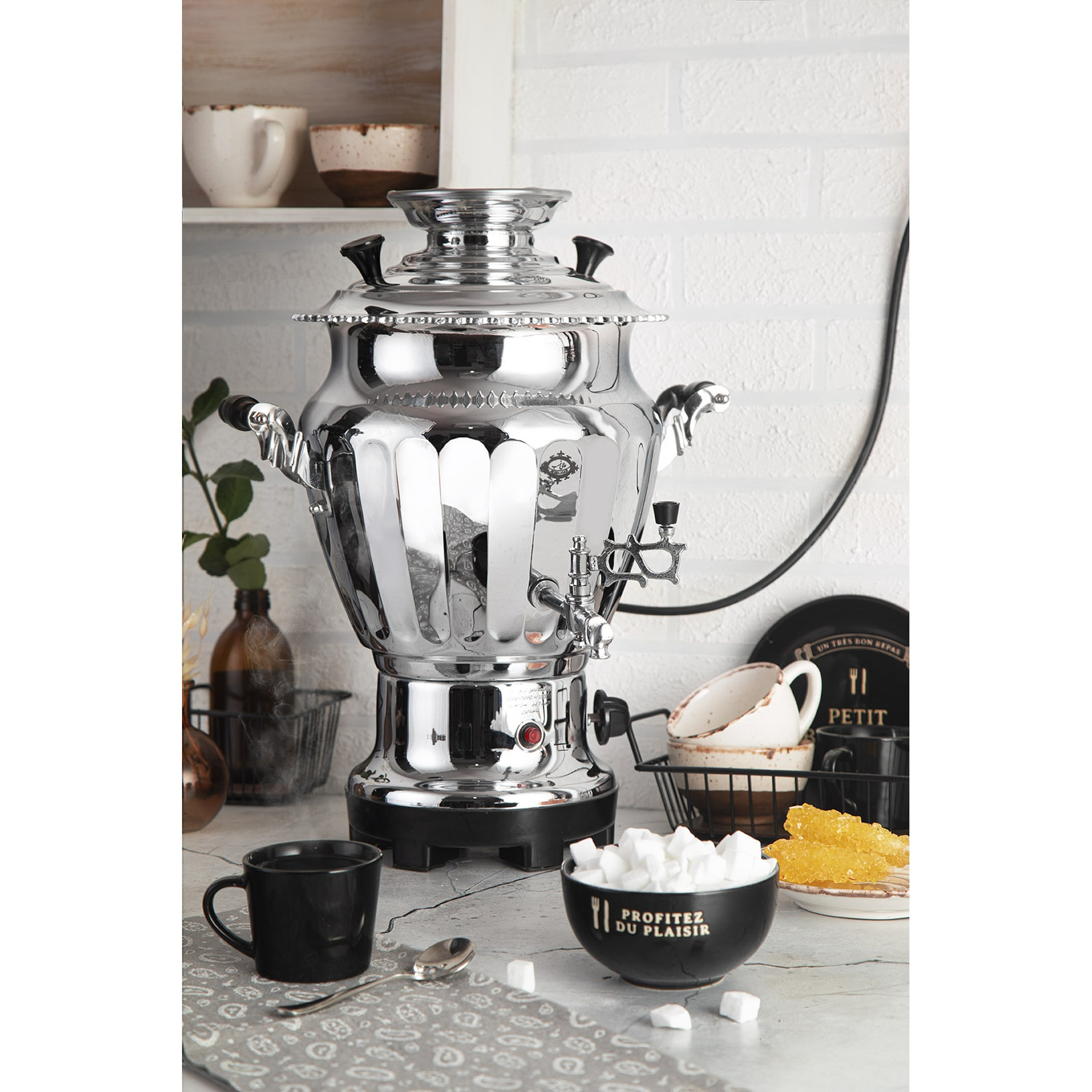 سماور برقی عالی نسب مدل الماس گنجایش 7 لیتر