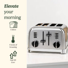 توستر 4 اسلایس کوئیزینارت مدل CPT180SU